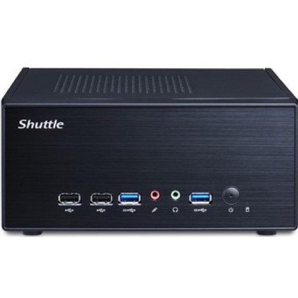 SHUTTLE XPC BB SLIM XH510G2, SOCKET INTEL LGA1200 10th/11th GEN, 2 SODIMM SOCKET DDR4, INTEL H510 CHIPSET, INTEL UHD GRAPHICS, LAN GB, SLIM X-TYPE CHASSIS, 180W AC ADAPTOR, 2YW.