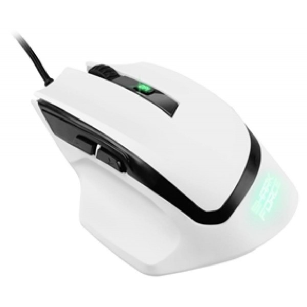 SHARKOON GAMING MOUSE SHARK FORCE II, WIRED, USB, OPTICAL, GAMING, WHITE, 2YW.