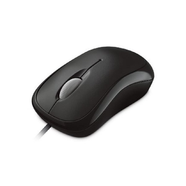 MS MOUSE BASIC, WIRED, USB, OPTICAL, BLACK, RETAIL, 3YW (P58-00059).