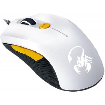 GENIUS MOUSE SCORPION M6-600, WIRED, USB, OPTICAL, GAMING, WHITE/ORANGE, 2YW. GENIUS MOUSE SCORPION M6-600, WIRED, USB, OPTICAL, GAMING, WHITE/ORANGE, 2YW.