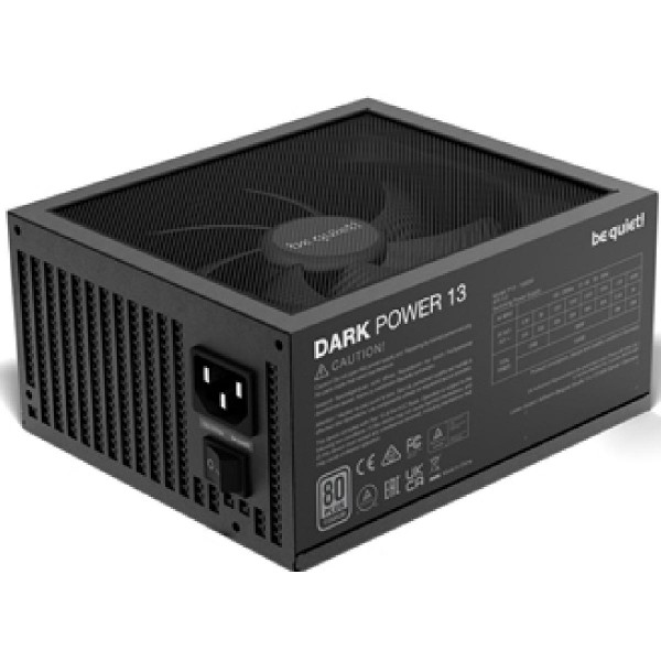 BEQUIET PSU DARK POWER 13 1000W BN335, TITANIUM CERTIFIED, MODULAR CABLES, SILENT WINGS 135MM FAN, 10YW.