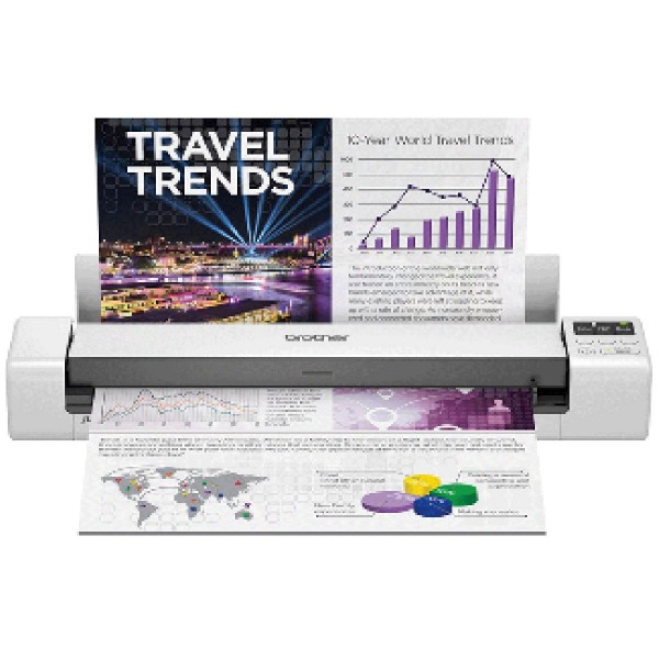 BROTHER SCANNER DS-940DW, MOBILE DOUBLE SIDED A4, 15 PPM, USB, WIRELESS, 3YW.