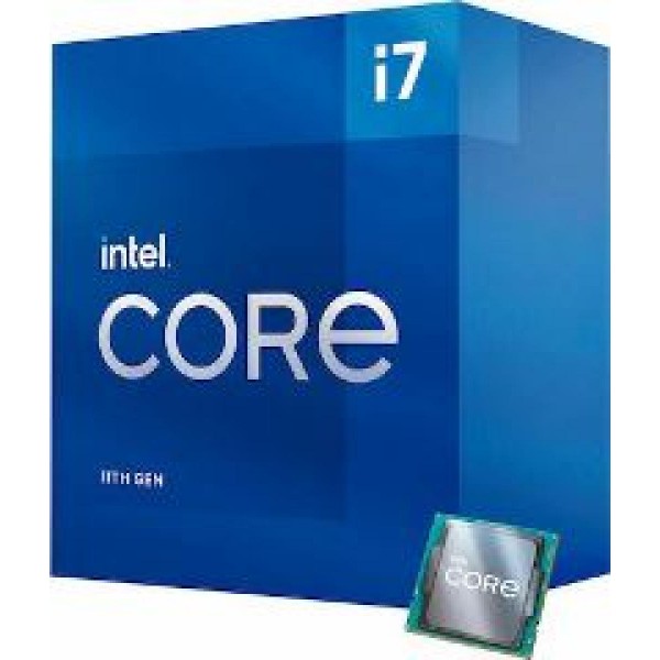 INTEL CPU CORE i7 11700, 8C/16T, 2.50GHz, CACHE 16MB, SOCKET LGA1200 11th GEN, GPU BOX, 3YW.