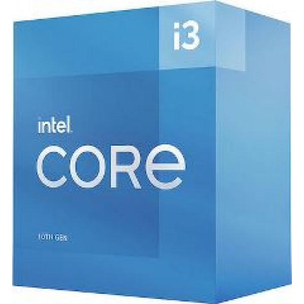 INTEL CPU CORE i3 10105, 4C/8T, 3.70GHz, CACHE 6MB, SOCKET LGA1200 10th GEN, GPU, BOX, 3YW.