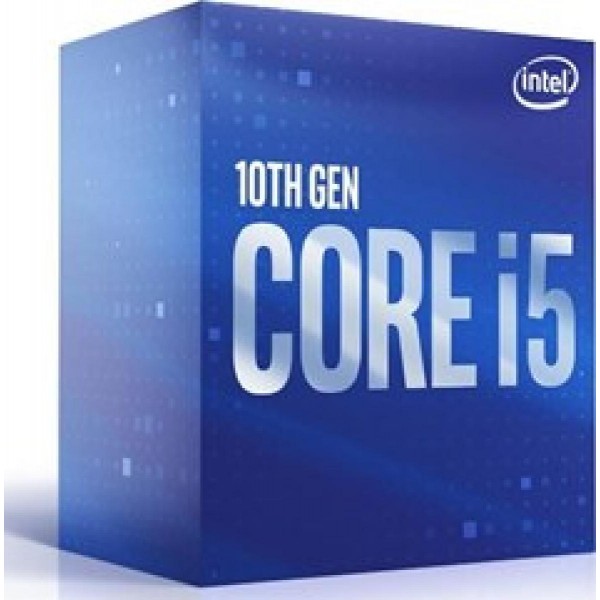 INTEL CPU CORE i5 10400, 6C/12T, 2.90GHz, CACHE 12MB, SOCKET LGA1200 10th GEN, GPU, BOX, 3YW.