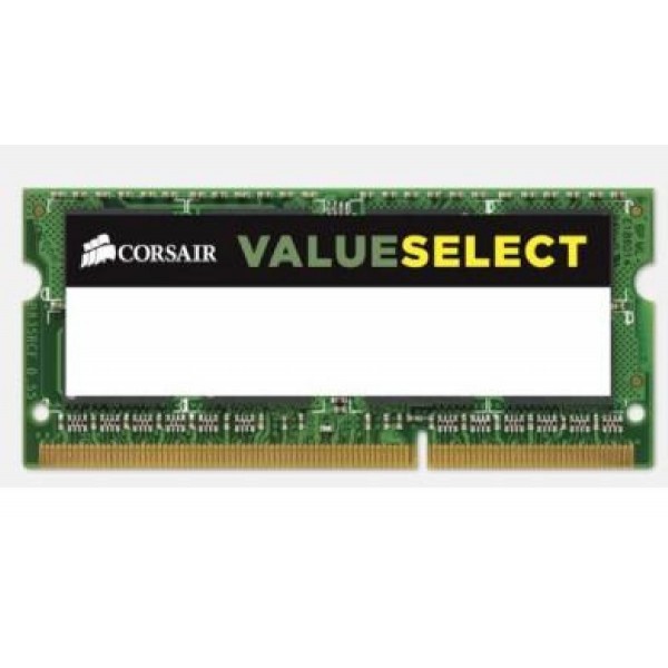 CORSAIR RAM SODIMM 4GB CMSO4GX3M1A1600C11, DDR3, 1600MHz, LTW. CORSAIR RAM SODIMM 4GB CMSO4GX3M1A1600C11, DDR3, 1600MHz, LTW.