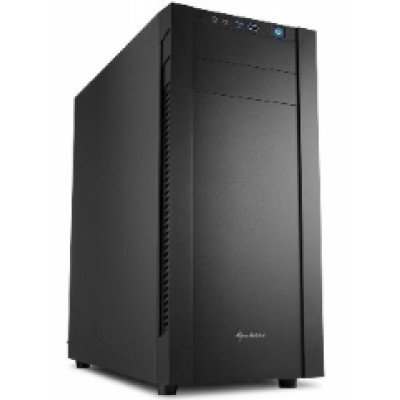 SHARKOON PC CHASSIS S25-V, MIDI TOWER ATX, BLACK, W/O PSU, 1x12CM FRONT FAN, 1x12CM REAR FAN, 2YW. SHARKOON PC CHASSIS S25-V, MIDI TOWER ATX, BLACK, W/O PSU, 1x12CM FRONT FAN, 1x12CM REAR FAN, 2YW.