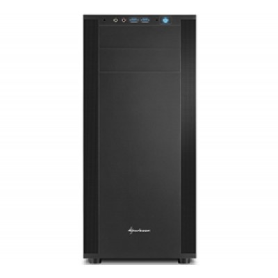 SHARKOON PC CHASSIS M25-V, MIDI TOWER ATX, BLACK, W/O PSU, 1x12CM FRONT FAN, 1x12CM REAR FAN, 2YW. SHARKOON PC CHASSIS M25-V, MIDI TOWER ATX, BLACK, W/O PSU, 1x12CM FRONT FAN, 1x12CM REAR FAN, 2YW.