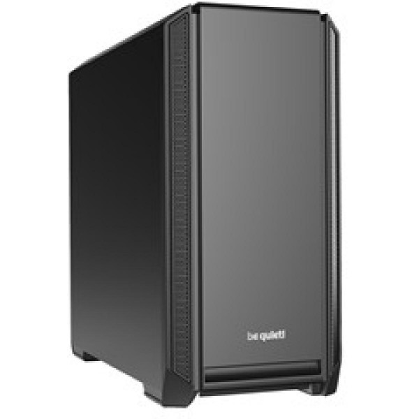 BEQUIET PC CHASSIS SILENT BASE 601 BG026, MIDI TOWER ATX, BLACK, W/O PSU, 1X14CM PURE WINGS 2 FAN, 1X14CM REAR PURE WINGS 2 FAN, 3YW.