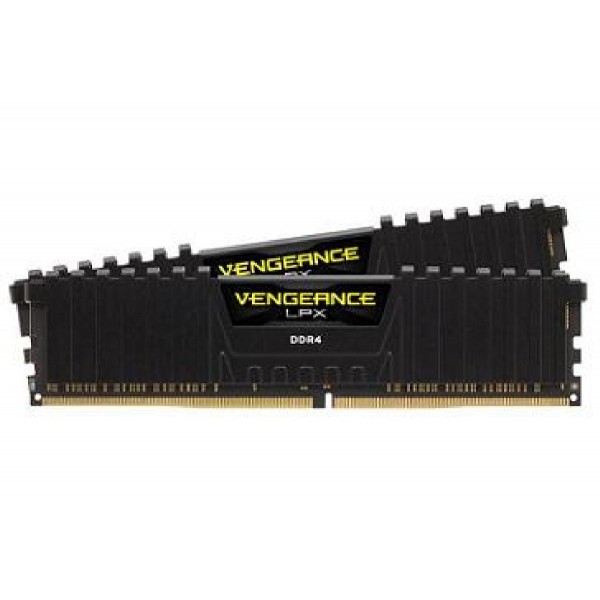 CORSAIR RAM DIMM XMS4 KIT 2x16GB CMK32GX4M2E3200C16, DDR4, 3200MHz, LATENCY 16-20-20-38, 1.35V, VENGEANCE LPX, XMP 2.0, BLACK, LTW.