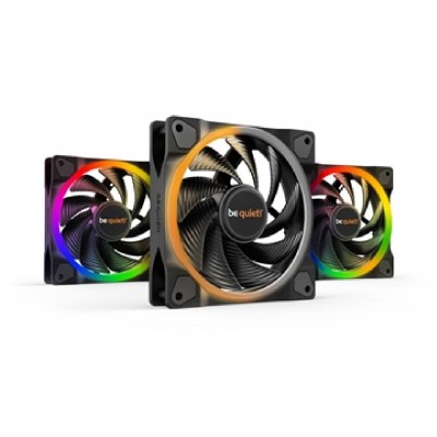 BEQUIET FAN LIGHT WINGS 120MM PWM HIGH-SPEED TRIPLE-PACK BL077, WITH ARGB HUB AND 3 LIGHT WINGS 120MM PWM HIGH SPEED BL073, 3YW. BEQUIET FAN LIGHT WINGS 120MM PWM HIGH-SPEED TRIPLE-PACK BL077, WITH ARGB HUB AND 3 LIGHT WINGS 120MM PWM HIGH SPEED BL073, 3YW.