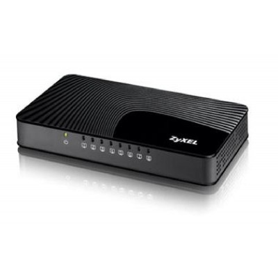 ZYXEL SWITCH GS-108S, 8 PORTS 10/100/1000Mbps, 2YW. ZYXEL SWITCH GS-108S, 8 PORTS 10/100/1000Mbps, 2YW.