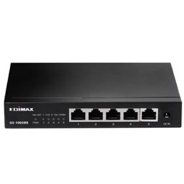 EDIMAX SWITCH GS-1005BE, 5 PORTS 2.5 GIGABIT SOHO SWITCH, 2YW.