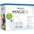 DEVOLO POWERLINE MAGIC 1 WIFI MINI EU MULTIROOM KIT (8577), 2x MAGIC 1 WIFI MINI (WIRELESS) ADAPTER & 1x MAGIC 1 LAN ADAPTER, 1200Mbps, SHUKO, AC POWER OUT SOCKET, 3YW.