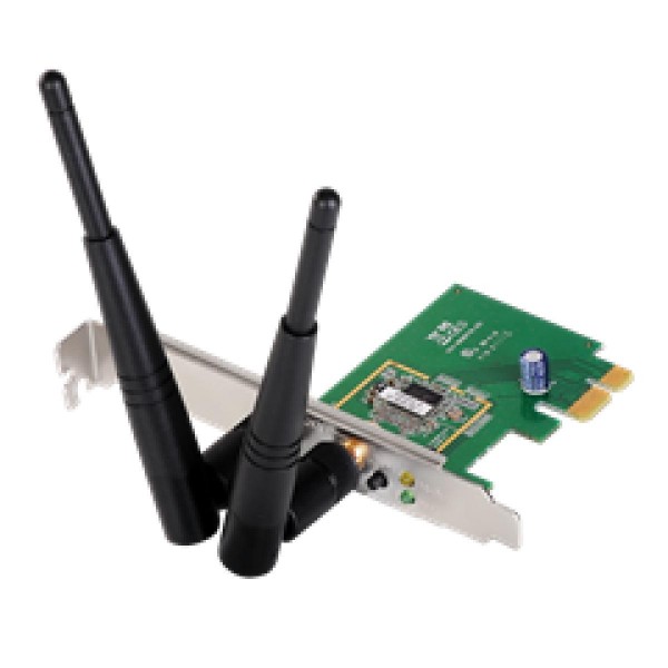 EDIMAX WLAN PCIE ADAPTER EW-7612PIN V2, N300 2T2R WIRELESS 802.11N  PCIE ADAPTER, LOW PROFILE BRACKET INCLUDED, 2YW