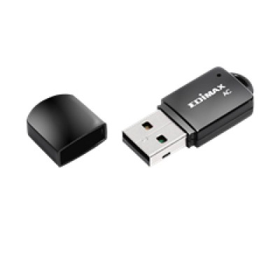EDIMAX WLAN USB ADAPTER EW-7811UTC, AC600 DUAL BAND WIRELESS 802.11AC USB ADAPTER, TINY SIZE, 2YW EDIMAX WLAN USB ADAPTER EW-7811UTC, AC600 DUAL BAND WIRELESS 802.11AC USB ADAPTER, TINY SIZE, 2YW