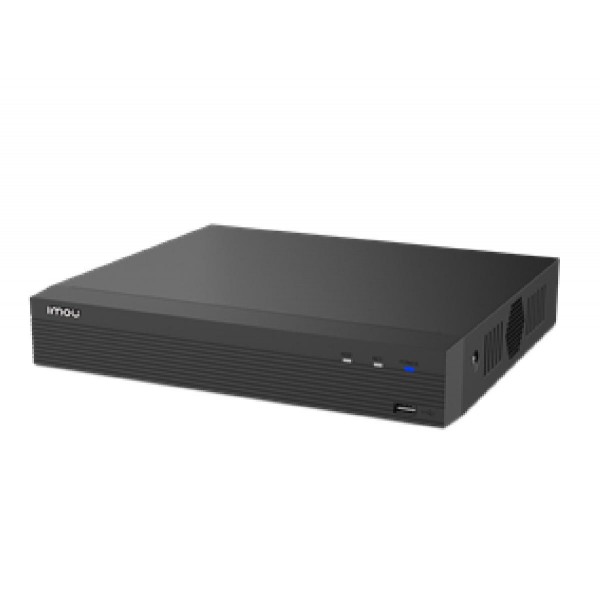 IMOU NVR N14P POE, 4 POE VIDEO IN CHANNEL POE, 1HDMI/1VGA Video Out, 1080P/720P resolution, Max Decoding: 1ch@8MP/2ch@4MP/4ch@1080P, H.265/H.264, Up to 8TB HDD/Cloud Storage, DC48V/1.25A or DC53V/1.22A, ONVIF, 2YW.