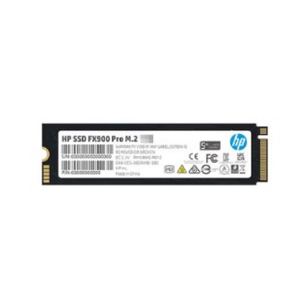 HP SSD M.2 NVME PCI-E 512GB FX900 PRO 4A3T9AA#ABB, M.2 2280, NVMe PCI-E GEN4x4, READ 7000MB/s, WRITE 3800MB/s, IOPS: up to 540K/938K, 5YW.