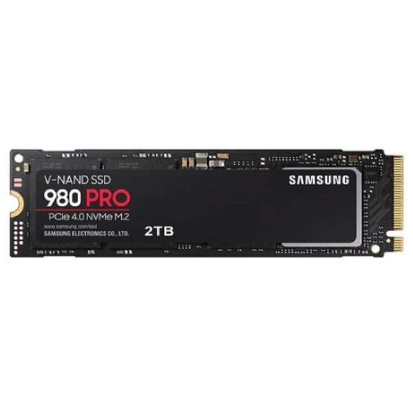 SAMSUNG SSD M.2 NVMe PCI-E 2TB MZ-V8P2T0BW SERIES 980 PRO, M.2 2280, NVMe PCI-E GEN4x4, READ 7000MB/s, WRITE 5100MB/s, 5YW.