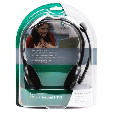 LOGITECH Headset Stereo H110 LOGITECH Headset Stereo H110