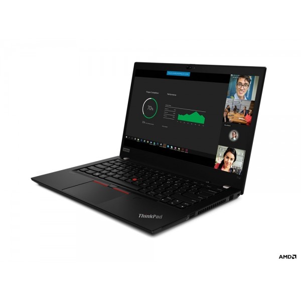 LENOVO Laptop ThinkPad T14 14'' FHD WVA/R5 Pro-4650U/8GB/256GB SSD/AMD Radeon Graphics/Win 10 Pro/3Υ NBD/Black