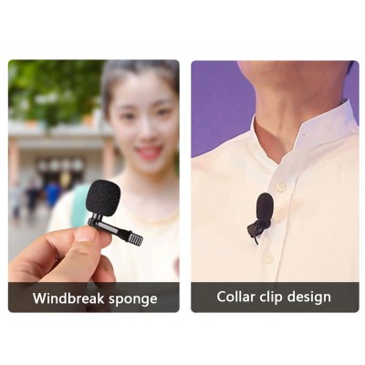 POWERTECH μικρόφωνο CAB-UC048 με ενσωματωμένο clip-on, USB Type-C, μαύρο POWERTECH μικρόφωνο CAB-UC048 με ενσωματωμένο clip-on, USB Type-C, μαύρο