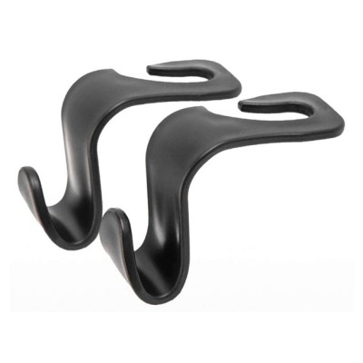 Κρεμάστρα αυτοκινήτου CAR-0007 για το προσκέφαλο, μαύρη, 2τμχ Κρεμάστρα αυτοκινήτου CAR-0007 για το προσκέφαλο, μαύρη, 2τμχ