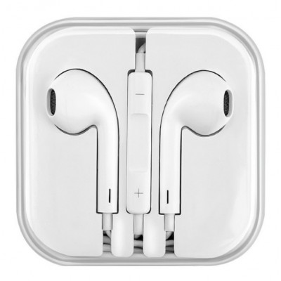 USAMS earphones με μικρόφωνο EP-22, 3.5mm, 14mm, 1.2m, λευκά USAMS earphones με μικρόφωνο EP-22, 3.5mm, 14mm, 1.2m, λευκά