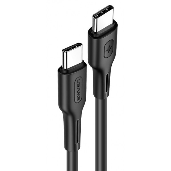 USAMS καλώδιο USB Type-C U43, 5A 100W, PD, 1.2m, μαύρο