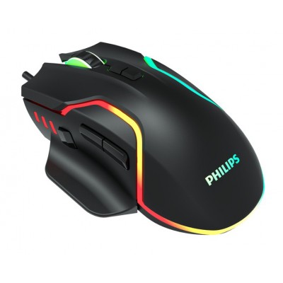 PHILIPS gaming ποντίκι SPK9525, ενσύρματο, 2400DPI, 8 πλήκτρα, μαύρο PHILIPS gaming ποντίκι SPK9525, ενσύρματο, 2400DPI, 8 πλήκτρα, μαύρο
