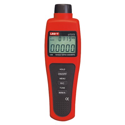 UNI-T ταχόμετρο UT372, με οθόνη LCD, USB UNI-T ταχόμετρο UT372, με οθόνη LCD, USB