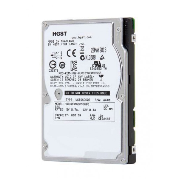 HITACHI used SAS HDD HUC109060CSS600, 600GB, 6G, 10K, 2.5"