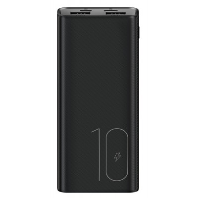 USAMS power bank PB31 10000mAh, 2x output, 2.1A, μαύρο USAMS power bank PB31 10000mAh, 2x output, 2.1A, μαύρο