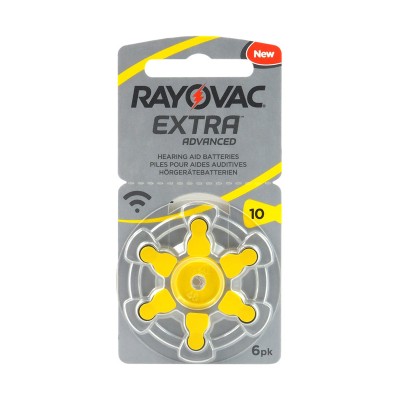RAYOVAC μπαταρίες ακουστικών βαρηκοΐας 10MF, mercury free, 1.45V, 6τμχ RAYOVAC μπαταρίες ακουστικών βαρηκοΐας 10MF, mercury free, 1.45V, 6τμχ