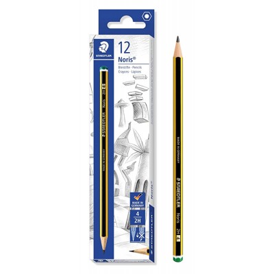 STAEDTLER ξύλινο μολύβι Noris 120-4, εξάγωνο, 2Η, 12τμχ STAEDTLER ξύλινο μολύβι Noris 120-4, εξάγωνο, 2Η, 12τμχ