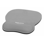 DELOCK Mousepad 12698 με στήριγμα καρπού, 245x206 mm, γκρι DELOCK Mousepad 12698 με στήριγμα καρπού, 245x206 mm, γκρι