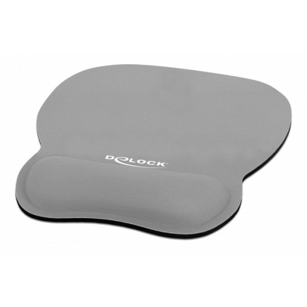 DELOCK Mousepad 12698 με στήριγμα καρπού, 245x206 mm, γκρι DELOCK Mousepad 12698 με στήριγμα καρπού, 245x206 mm, γκρι