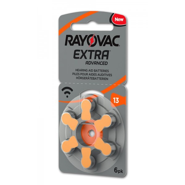 Rayovac extra mercury free μπαταρίες ακουστικών βαρηκοϊας 1,45V.