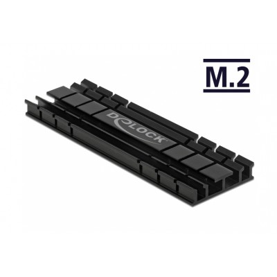 DELOCK Ψύκτρα 70 mm flat για M.2 συσκευές, μαύρη DELOCK Ψύκτρα 70 mm flat για M.2 συσκευές, μαύρη