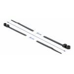 DELOCK Δεματικά καλωδίων 18950 με οπή στερέωσης, 200x4.8mm, μαύρα, 10τμχ DELOCK Δεματικά καλωδίων 18950 με οπή στερέωσης, 200x4.8mm, μαύρα, 10τμχ