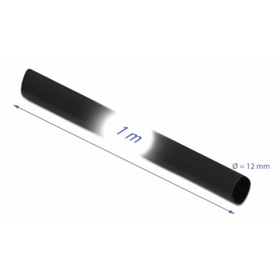DELOCK Θερμοσυστελλόμενο μονωτικό για καλώδια 20659, 1mx12mm, 4:1 μαύρο DELOCK Θερμοσυστελλόμενο μονωτικό για καλώδια 20659, 1mx12mm, 4:1 μαύρο
