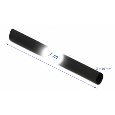DELOCK Θερμοσυστελλόμενο μονωτικό για καλώδια 20661, 1mx16mm, 4:1 μαύρο DELOCK Θερμοσυστελλόμενο μονωτικό για καλώδια 20661, 1mx16mm, 4:1 μαύρο