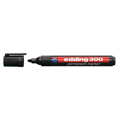 EDDING ανεξίτηλος μαρκαδόρος 300, 1.5-3mm, επαναγεμιζόμενος, μαύρος EDDING ανεξίτηλος μαρκαδόρος 300, 1.5-3mm, επαναγεμιζόμενος, μαύρος