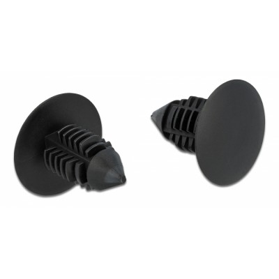DELOCK Πλαστική τάπα 60187 για κάλυψη οπών, 15x14.5mm, μαύρη, 10τμχ DELOCK Πλαστική τάπα 60187 για κάλυψη οπών, 15x14.5mm, μαύρη, 10τμχ