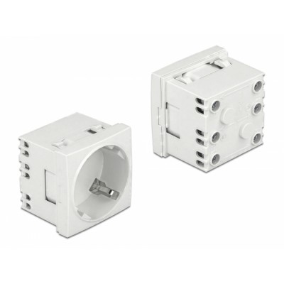 DELOCK module πρίζας ρεύματος Easy 45 81324, 45°, 45x45mm, 10τμχ DELOCK module πρίζας ρεύματος Easy 45 81324, 45°, 45x45mm, 10τμχ