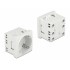 DELOCK module πρίζας ρεύματος Easy 45 81324, 45°, 45x45mm, 10τμχ