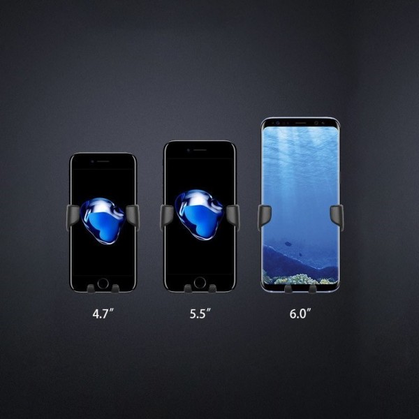 Βάση αεραγωγού αυτοκινήτου Gravity ACC-237 για smartphone έως 6", μαύρη Βάση αεραγωγού αυτοκινήτου Gravity ACC-237 για smartphone έως 6", μαύρη