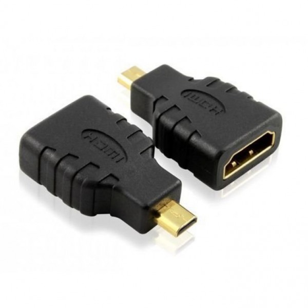 Powertech μετατροπέας θηλυκό HDMI 19pin σε αρσενικό Micro HDMI, τύπος D