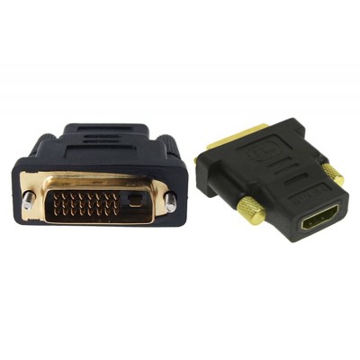 POWERTECH adapter HDMI 19pin θηλυκό σε DVI 24+1 αρσενικό POWERTECH adapter HDMI 19pin θηλυκό σε DVI 24+1 αρσενικό