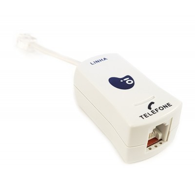 POWERTECH Φίλτρο ADSL για ADSL2+ Modem Router και PSTN, RJ11, 0.20m, Λευκό POWERTECH Φίλτρο ADSL για ADSL2+ Modem Router και PSTN, RJ11, 0.20m, Λευκό